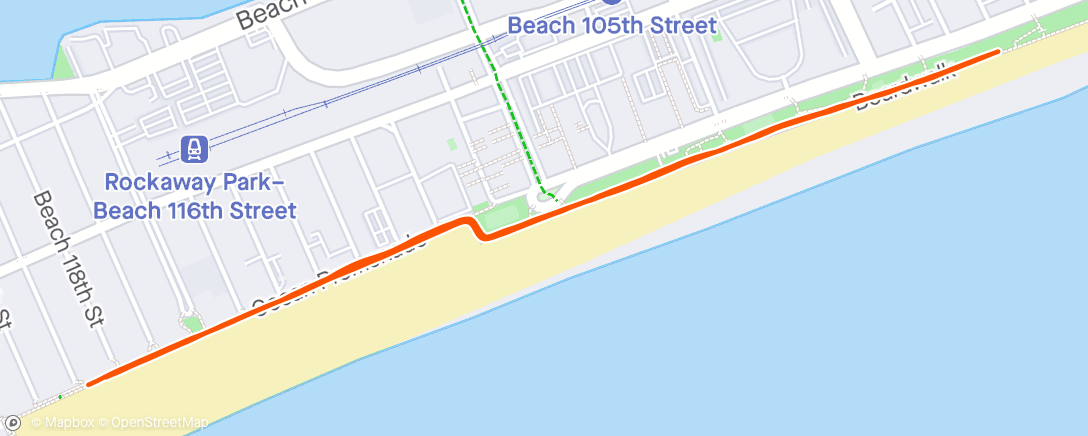 Map of the activity, Quick stroller run