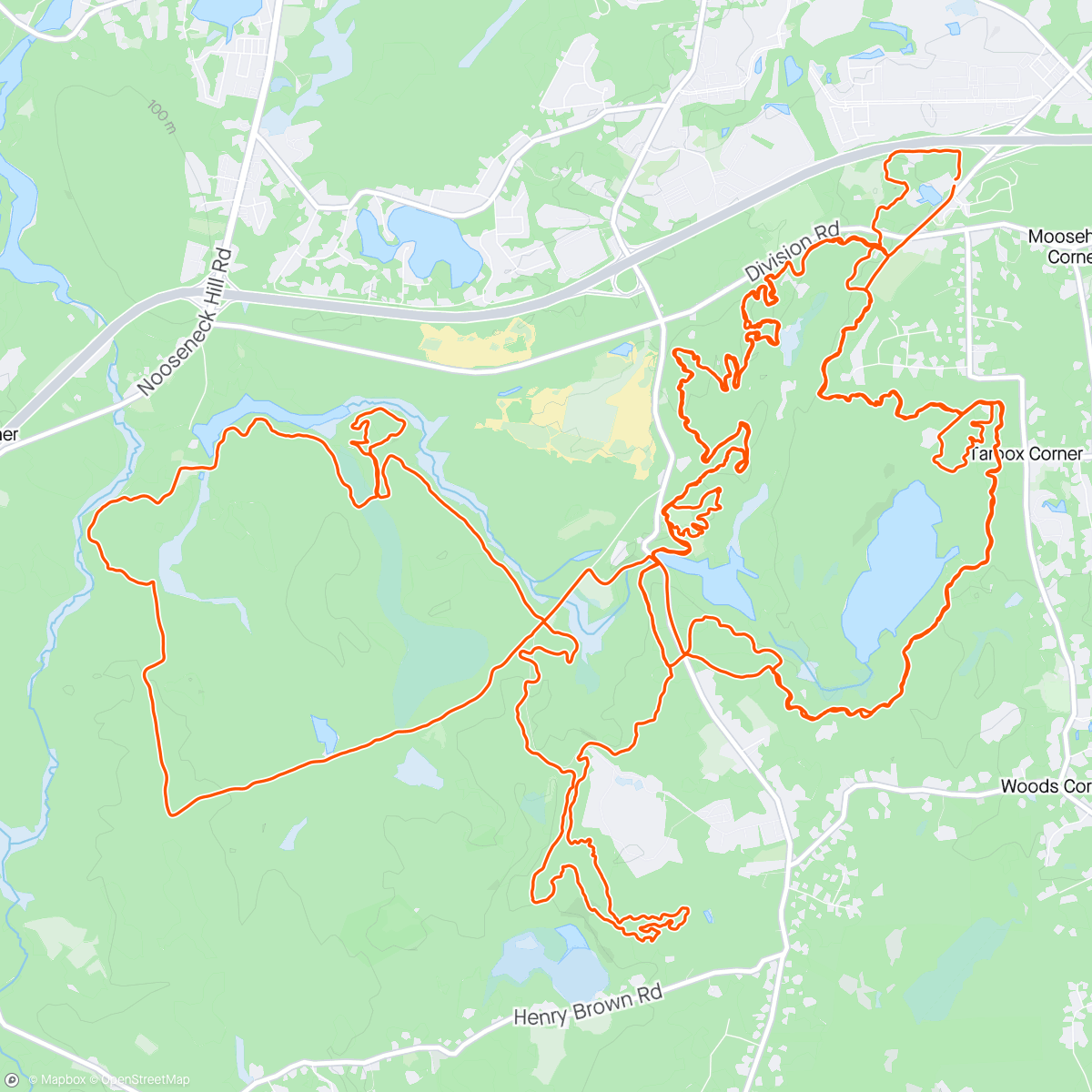 Map of the activity, New bike day!
