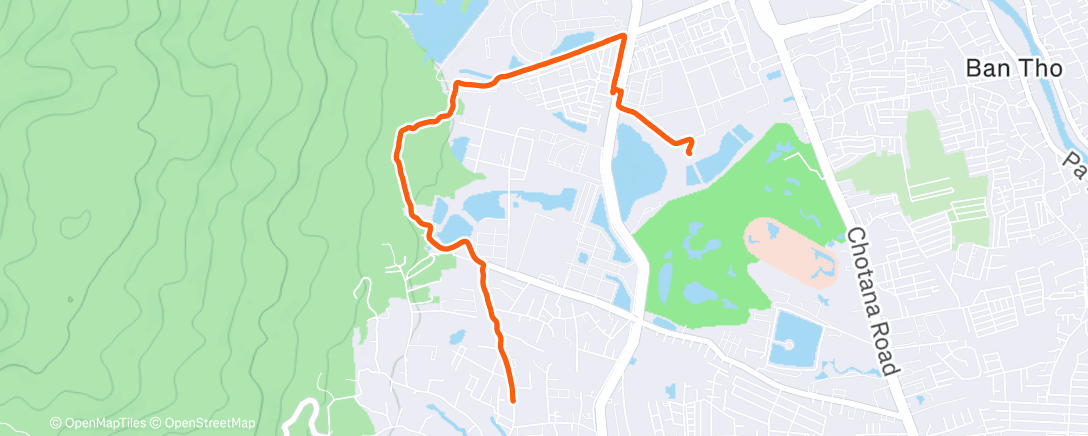 Map of the activity, Bib collection and shakeout