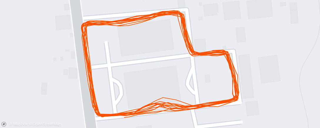 Map of the activity, Morning Run