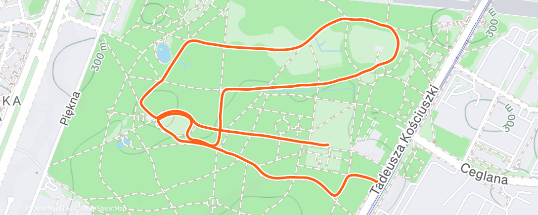 Map of the activity, Psacer