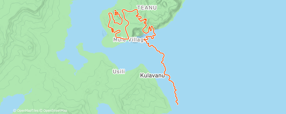 Mapa de la actividad (Zwift - Itza Party in Watopia)