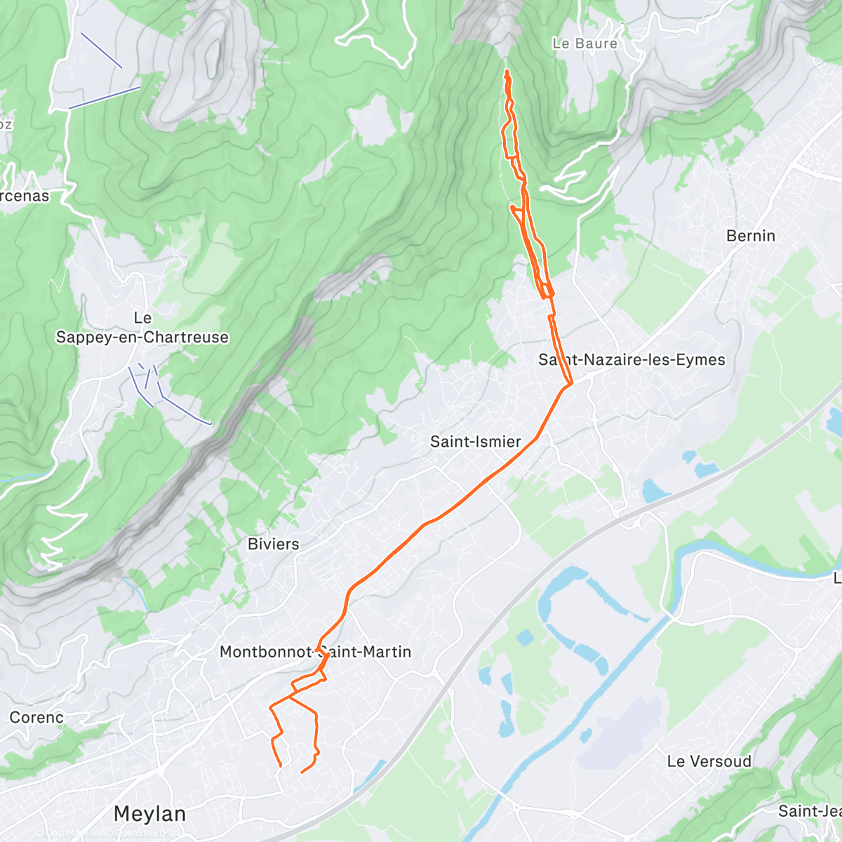 Map of the activity, Manival