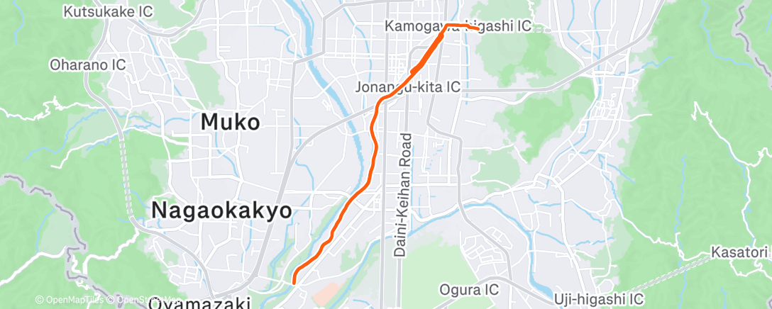 Peta aktivitas, Morning Run