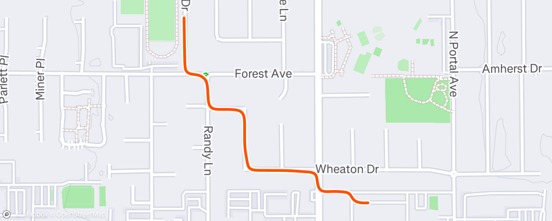 Map of the activity, Afternoon Ride