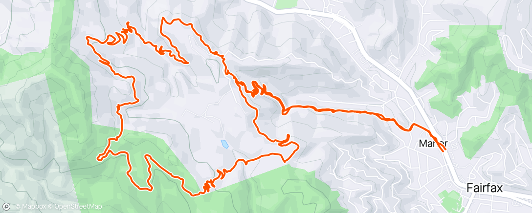 Map of the activity, Morning Marin Loop - Tribute to the MTB Birthplace