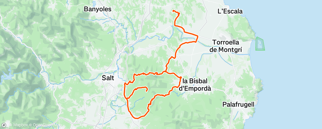 Map of the activity, Trainingskamp #11 - Hilly Hell 🔥