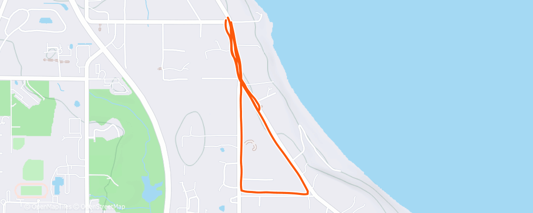 Карта физической активности (Afternoon Run)