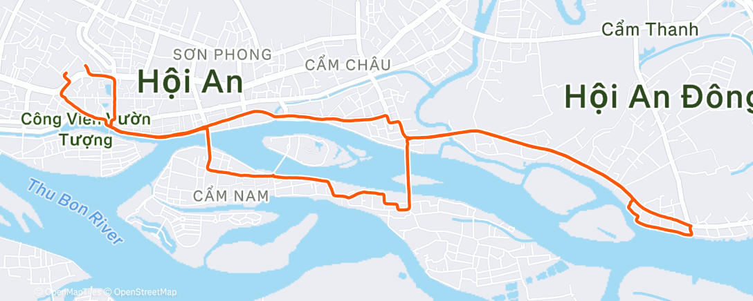 Карта физической активности (Hoi An)