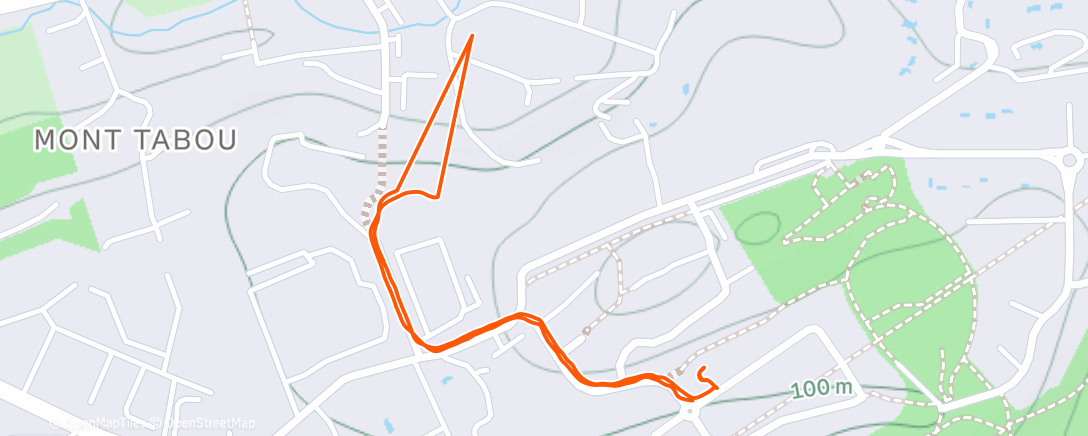 Mappa dell'attività Marche matinale