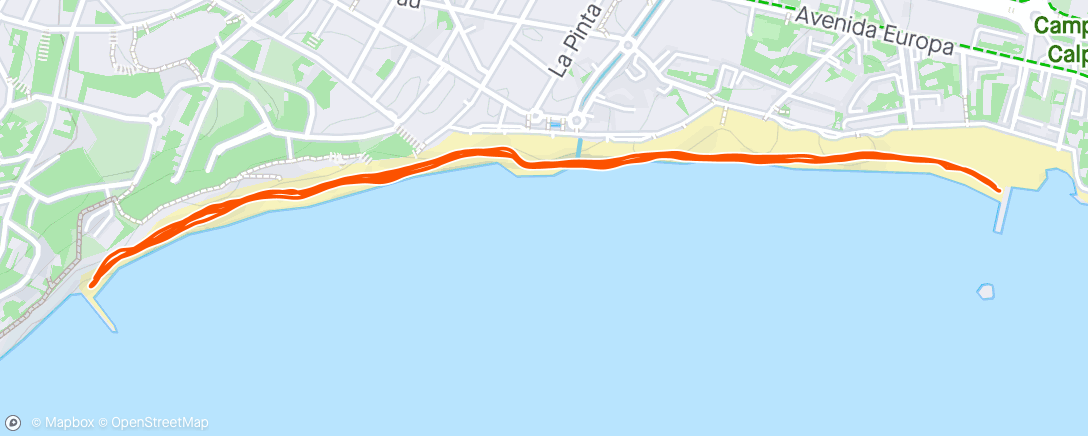 Mapa de la actividad (Caminata de mañana)