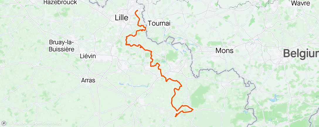 Map of the activity, Paris-Roubaix 🥉🇫🇷