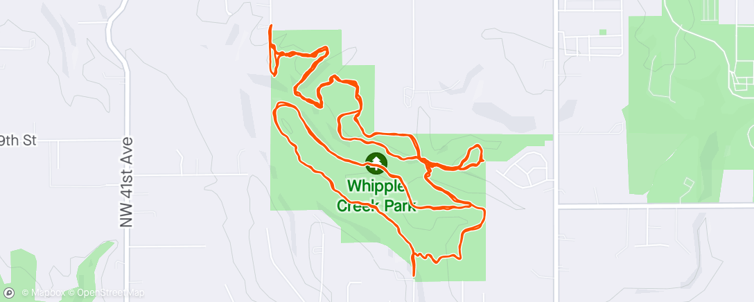 Map of the activity, B2B Day 2 - Whipple Chill