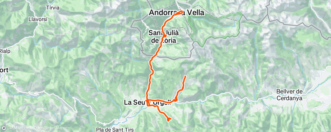 Map of the activity, Morning Ride