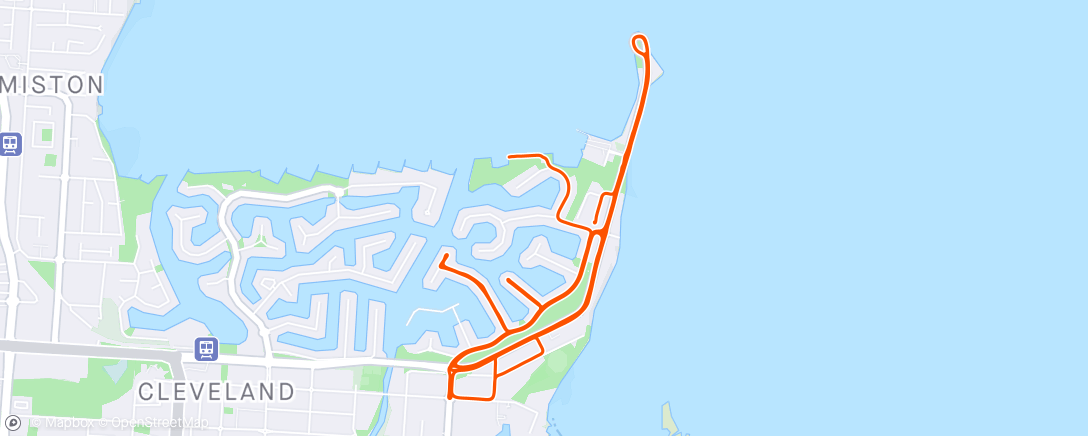 Map of the activity, Mtb on road