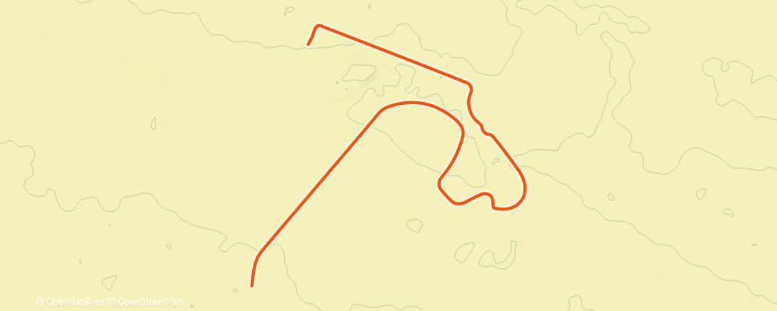 Map of the activity, MyWhoosh - Zombie Escape (Easy) | Hudayriyat Arcade Mode