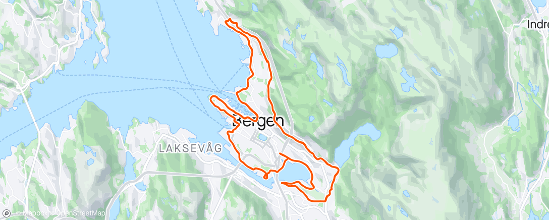 Mapa da atividade, BCM Marathon