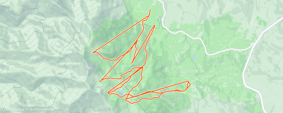 Map of the activity, After work laps