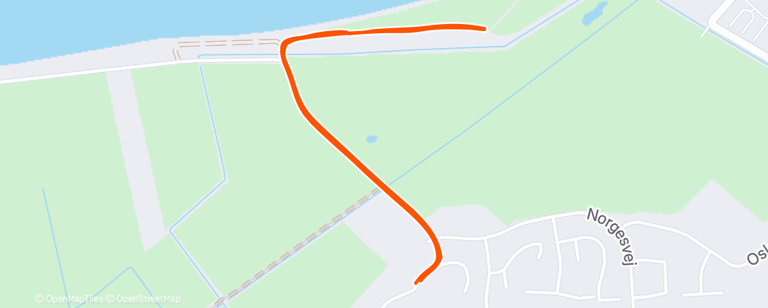 Map of the activity, Morning Walk