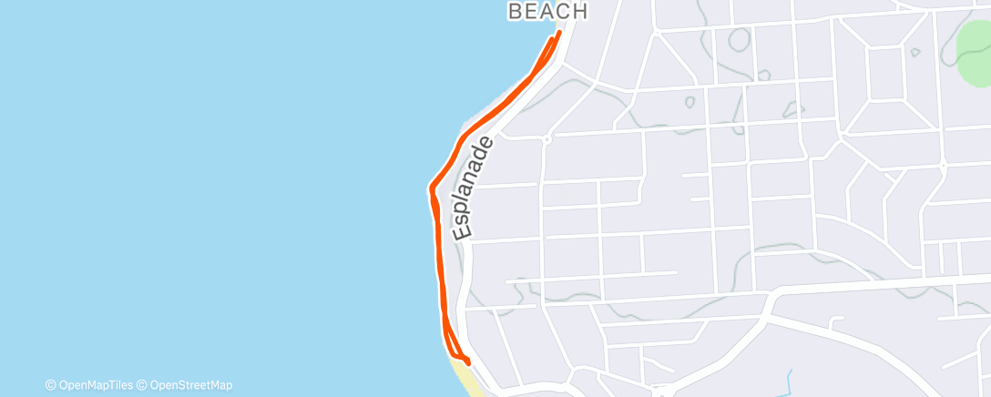 Map of the activity, Morning Walk