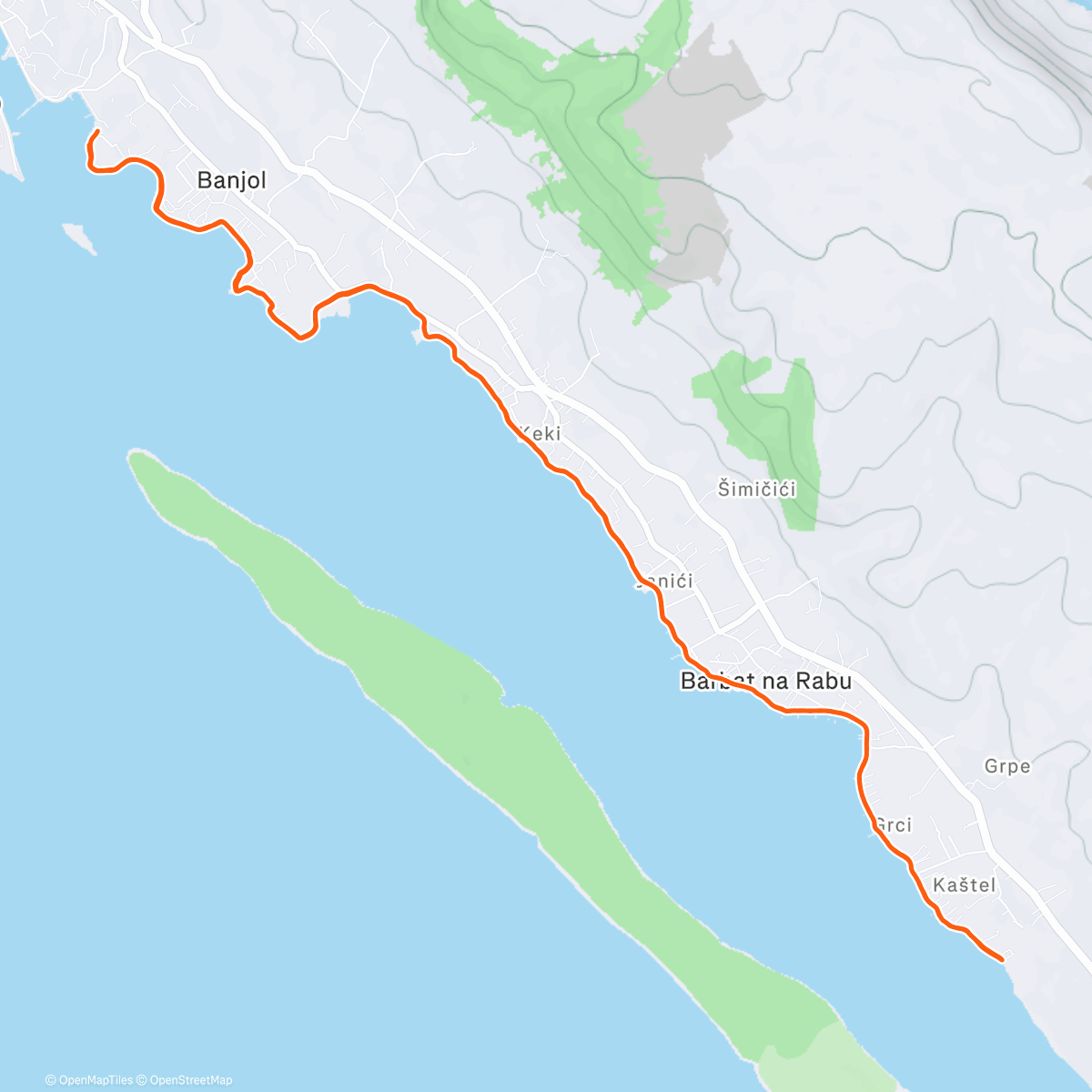 「Morning Run」活動的地圖