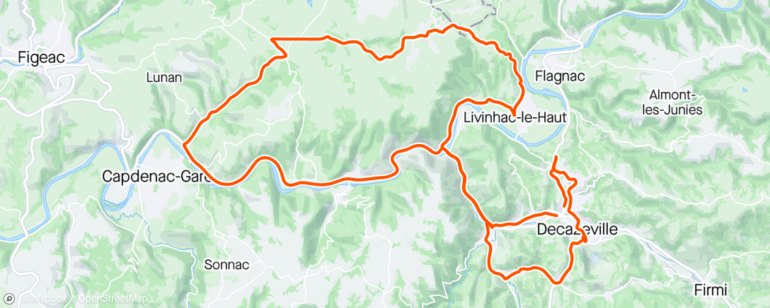 「Sortie à DECAZEVILLE」活動的地圖