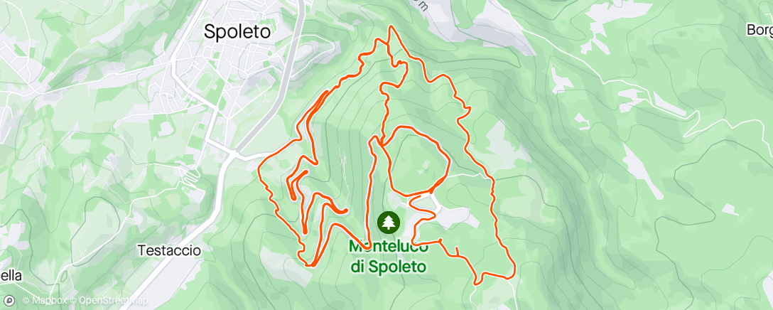 アクティビティ「Sessione di e-mountain biking mattutina」の地図