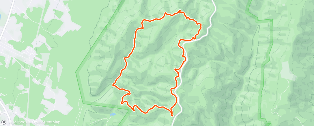 Map of the activity, Afternoon Hike