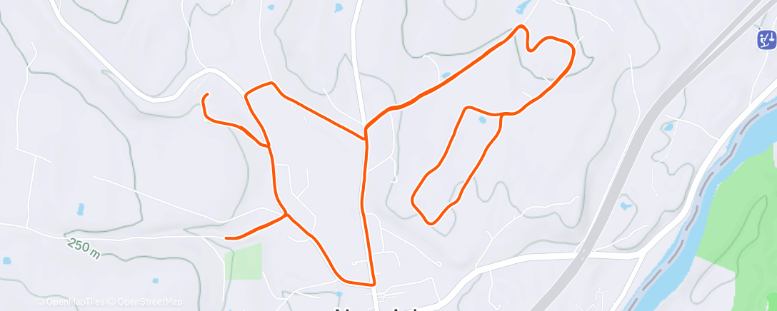 Peta aktivitas, Afternoon Run