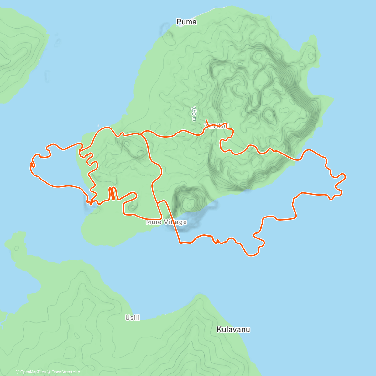 Карта физической активности (Zwift - Day 6 Festive 500 in Watopia)