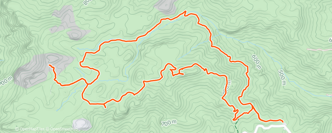 Map of the activity, Excursión de mañana