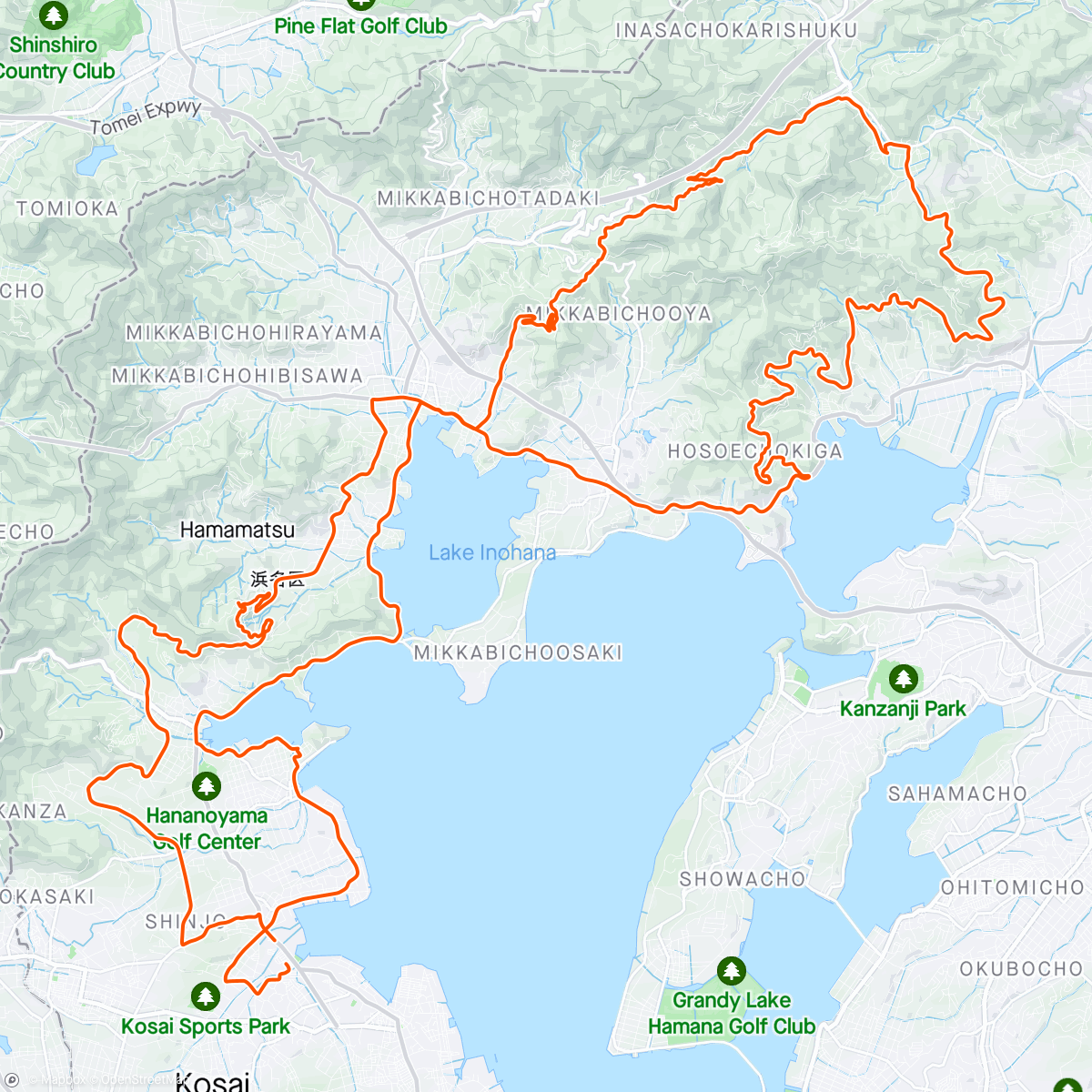 Map of the activity, サクライド