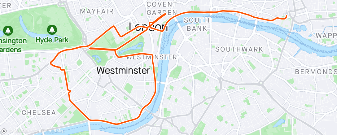 Map of the activity, Zwift - Group Ride: Zwift NL Recovery Ride (D) on Greater London Flat in London