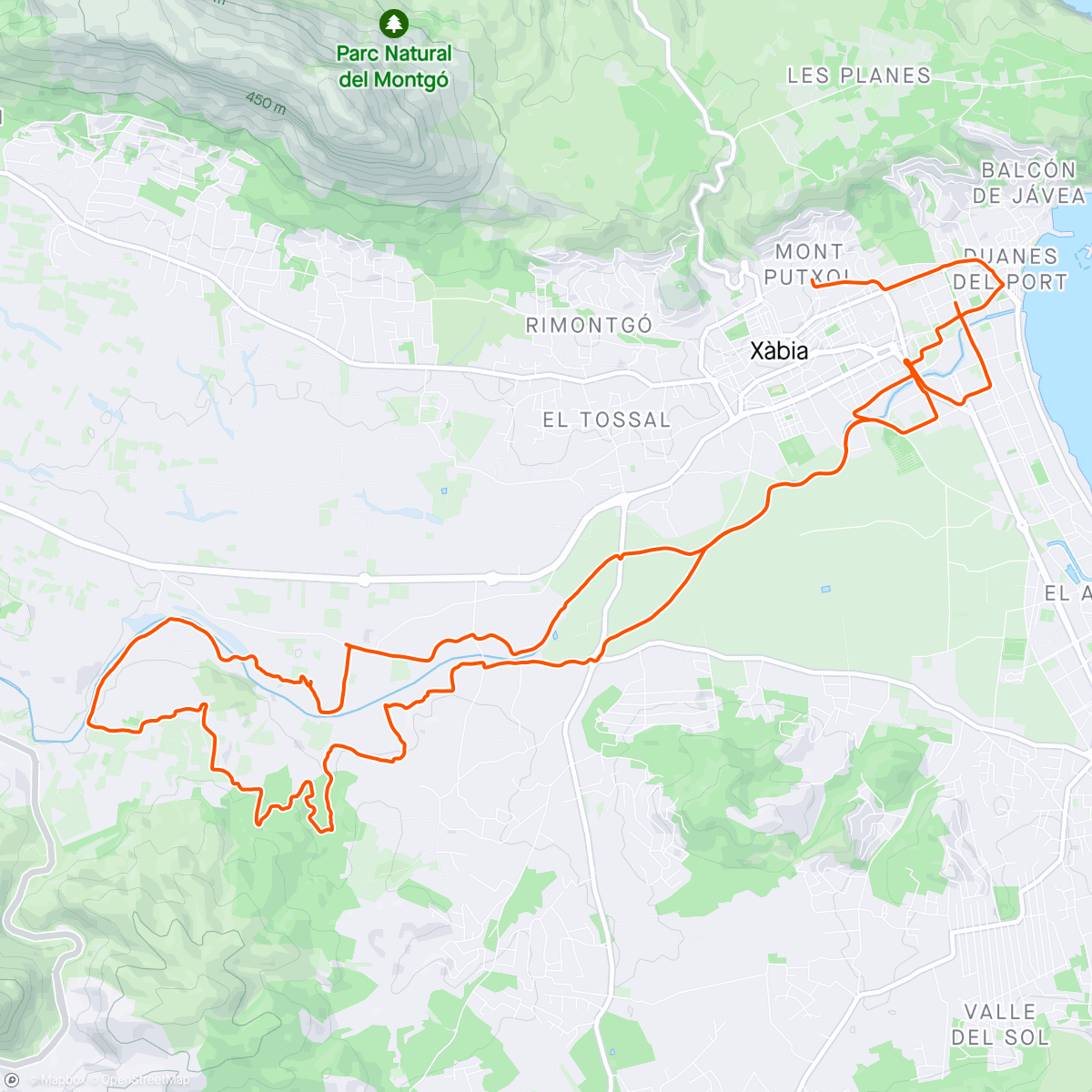 Map of the activity, Easy ride with the boys. Excellent to be back on a MTB