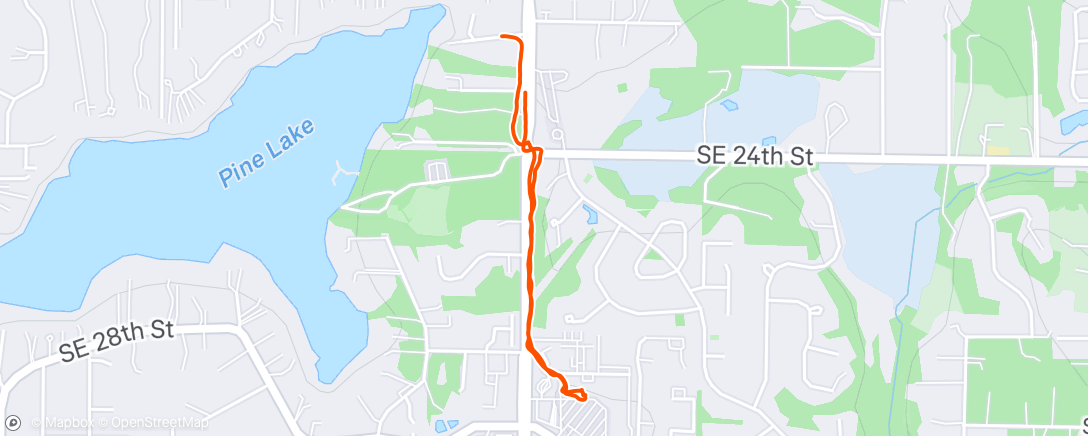 Map of the activity, Morning Walk