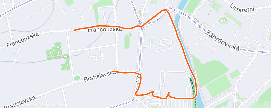 Карта физической активности (Morning Run)