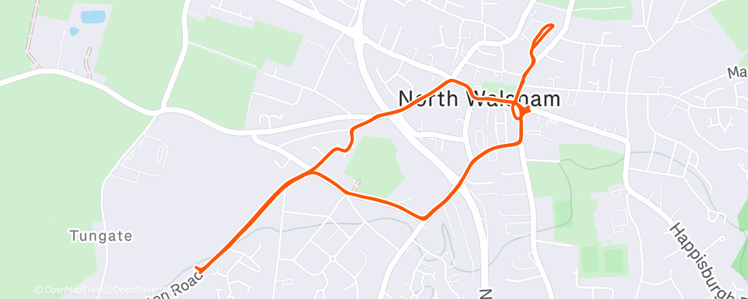 Map of the activity, Nice commutes around town