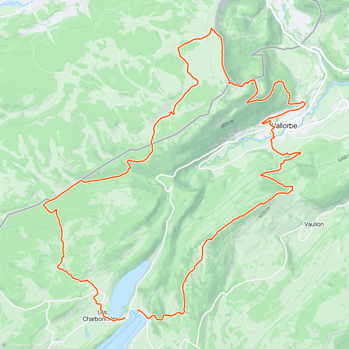 Map of the activity, La Dent, le Mont d'Or, le Risoud