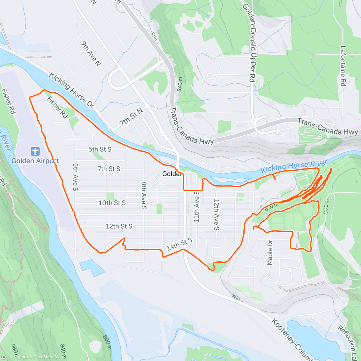 Map of the activity, There's escape in escaping