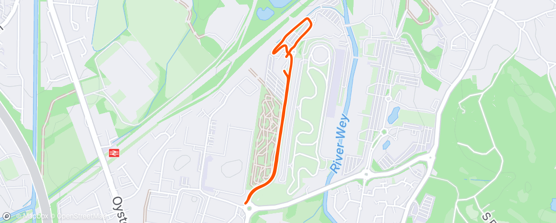 Map of the activity, Morning Walk