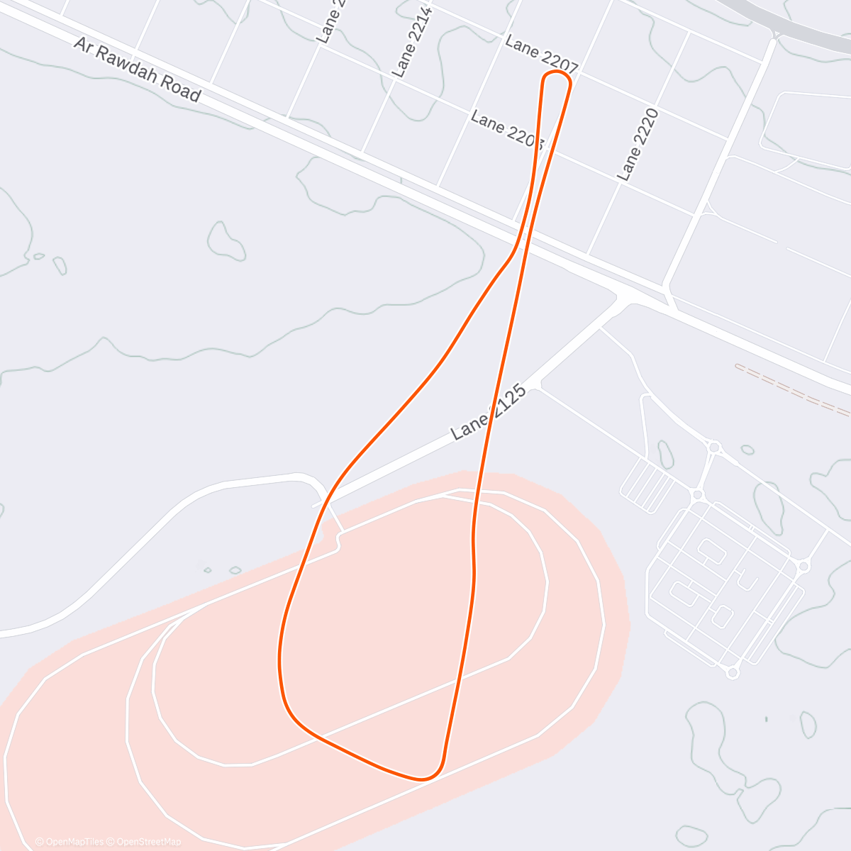 Map of the activity, MyWhoosh - Zone 2 Endurance 30min