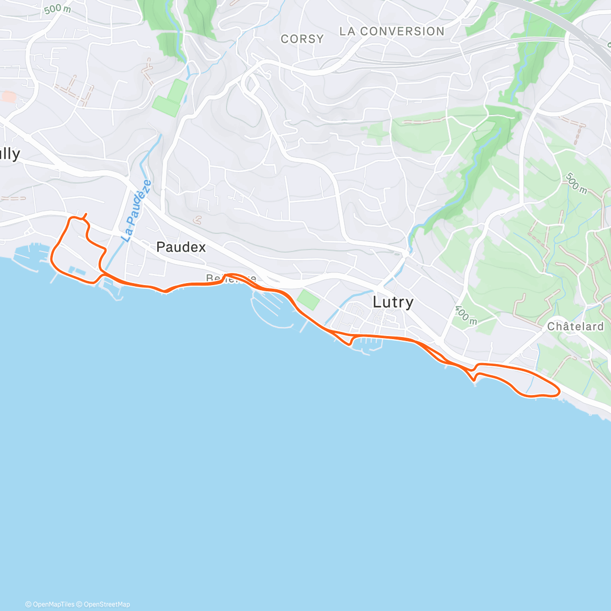 Map of the activity, Footing