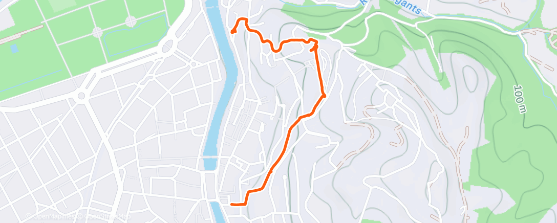 「Afternoon Walk」活動的地圖