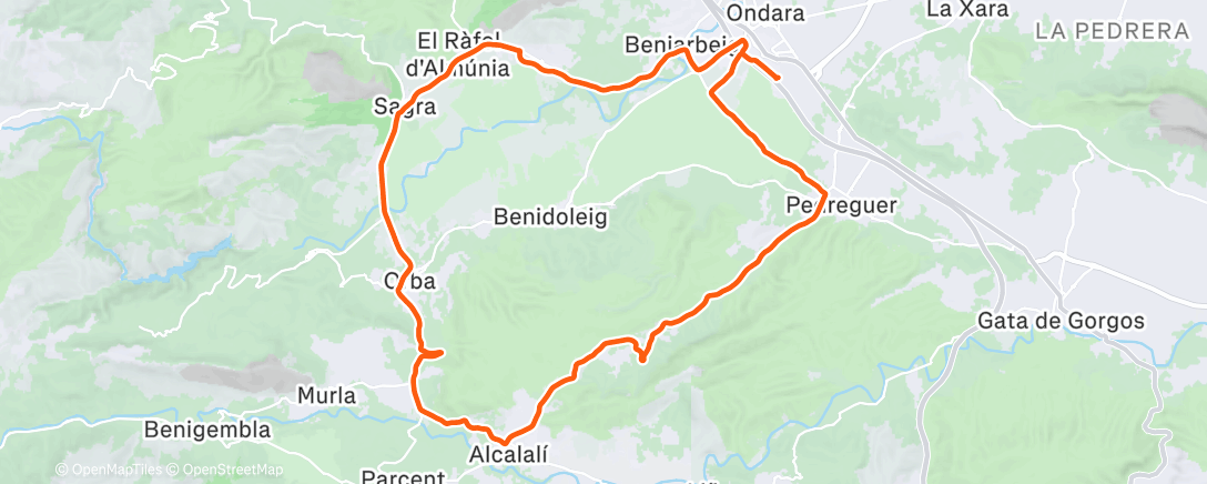 Map of the activity, Post travel spin ☀️