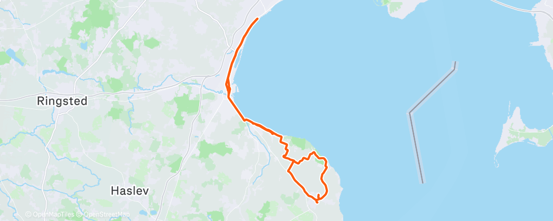 Map of the activity, Morning Ride