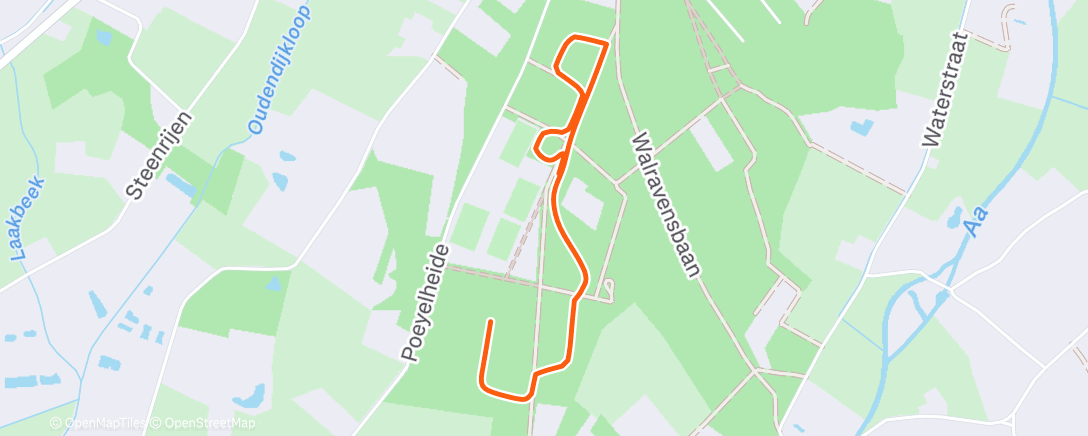 Map of the activity, Namiddagrit