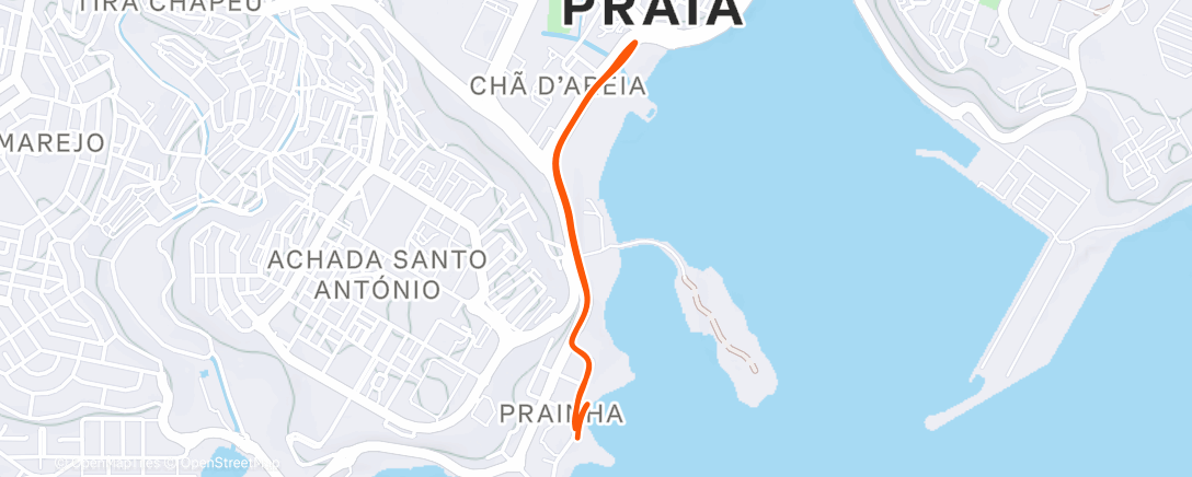 Map of the activity, Morning Run