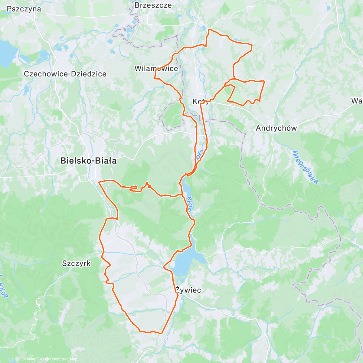 Carte de l'activité Morning Ride