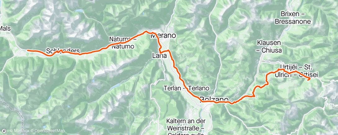 Map of the activity, Giro d'Italia 🇮🇹 - Tappa 16