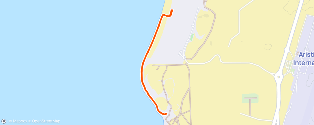 Mapa de la actividad (Stroll along the beach for nice cold beer)